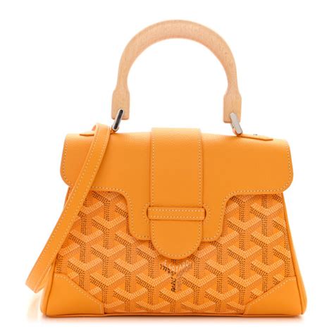 yellow goyard saigon|GOYARD Goyardine Mini Saigon Yellow 1312758 .